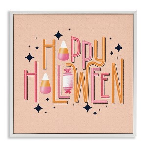 Stupell Industries Happy Halloween with Candy Framed Giclee Art - 1 of 4