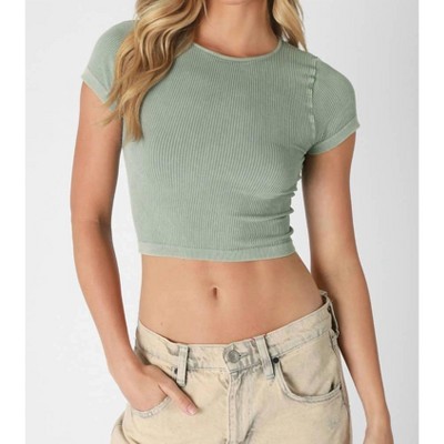 Women's Vintage Crew Neck Tee - Nikibiki