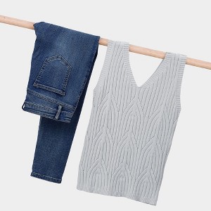 Garvee Womens V Neck Sleeveless Sweaters Vest Casual Knit Pullover Tank Tops Summer Cami Shirt - 1 of 4