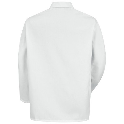 Red Kap Gripper-Front Short Butcher Coat, White - S — фото 2