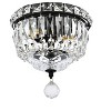 Elegant Lighting Tranquil 2 light Gold Flush Mount Clear Royal Cut Crystal - 3 of 4