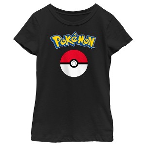Girl's Pokemon Classic Logo T-Shirt - 1 of 4