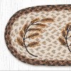 Earth Rugs Golden Wheat Jute Rug – Oval Stair Accent with Fall Farmhouse Appeal - 3 of 3