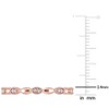 EVERLY JEWELRY | 10K Rose Gold 1/10 CT TW Diamond Eternity Ring - 4 of 4
