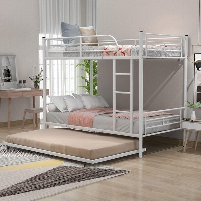 Streamdale Twin Bunk Bed and Trundle, White