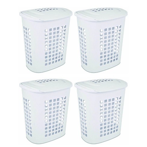tall laundry basket with wheels