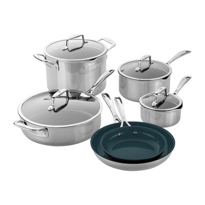 Zwilling Spirit 3-Ply 12pc Stainless Steel Cookware Set