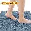 BAGOKIE 3 Piece Chenille Bathroom Rug Set - 3 of 4