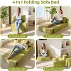 MAXYOYO Folding Sofa Bed, Convertible Sofa Bed with High-Density Support Foam for Living Room Bedroom - 4 of 4