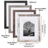 Americanflat Rustic 8x10 Picture Frame Set of 4 - Use as 5x7 Picture Frame with Mat or 8x10 Frame Without Mat - 2 of 4