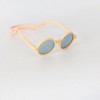Tiny Twinkle Toddler Round Retro Polarized Flexible Sunglasses with Strap, Ages 0-48 months - 4 of 4