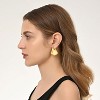 Trendy Gold Plated Knot Earrings for Women Chunky Statement Drop Dangle Earrings Lightweight Fashion Accessories Gold Jewelry - 3 of 4