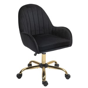 NicBex Adjustable Height Velvet Home Office Desk Chairs with Universal Wheels for Work Study Vanity - 1 of 4