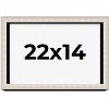 PosterPalooza | Minimalist Shadow Box Silver Picture Frame - UV Acrylic, Backing Board, Hanging Hardware - 2 of 4