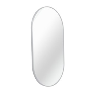 GlasFlength Decorative Wall Mirrors Oval Mirror Wall Mirror Polished Mirror Decorative Mirror for Living Room, Silver, 33"*20"*1.1" - 1 of 4