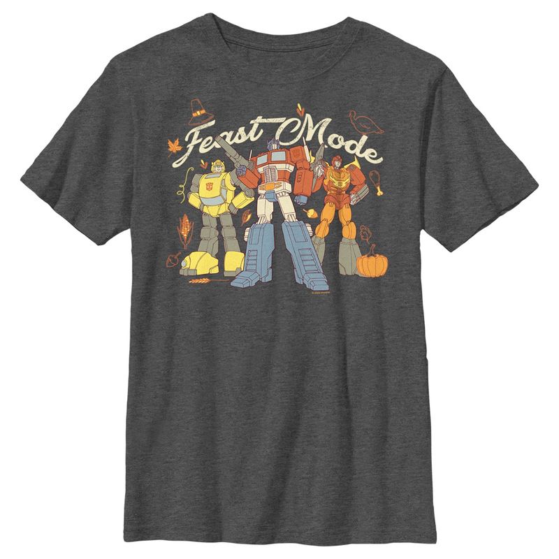 Boy's Transformers Feast Mode T-Shirt, 1 of 6