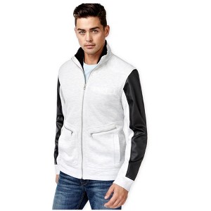 I.N.C International Concepts Mens Faux-Fur Lined Jacket, Grey, Large - 1 of 1