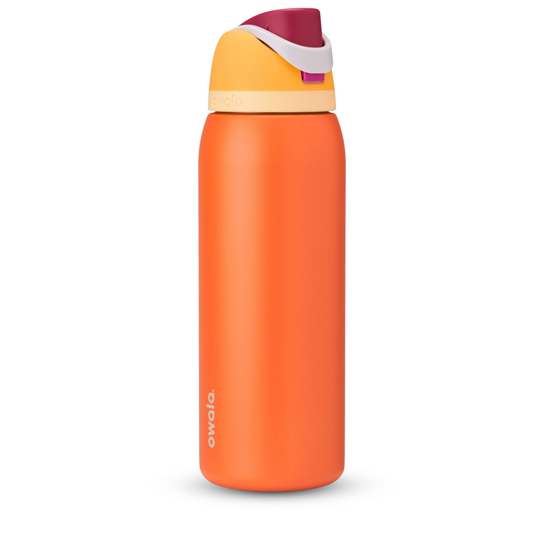 Owala 40 fl oz FreeSip Stainless Steel Water Bottle: Portable Drinkware, Plastic Lid
