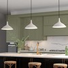 Hudson and Canal 14" Wide Pendant with Metal Shade - 4 of 4