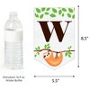 Big Dot of Happiness Let's Hang - Sloth - Baby Shower Bunting Banner - Party Decorations - Welcome Baby - 3 of 4