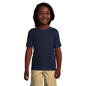 Lands' End School Uniform Kids Short Sleeve Essential T-shirt - 1 of 3