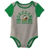 NCAA Oregon Ducks Infant Boys' 3pk Bodysuit - 2 of 4