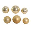 Kurt Adler 60-80MM Shiny and Matte Champagne Gold Glass Ball Ornaments, 20-Piece Set - 4 of 4