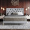 Home Design Homer Tufted Upholstered Platform Bed - 2 of 4