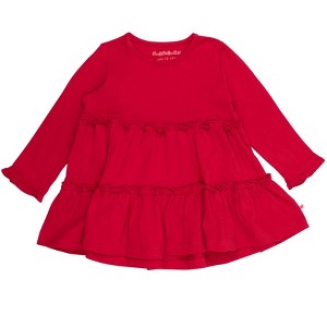 RuffleButts Girls Knit Ruffle Tiered Tunic - 1 of 4