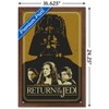 Trends International Star Wars: Return of the Jedi - Gold Illustration Framed Wall Poster Prints - 3 of 4