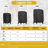 BEAFUP Softside Luggage Expandable 3-Piece Set with Duffel Bag, Upright Spinner Softshell Lightweight Luggage for Travel - 4 of 4