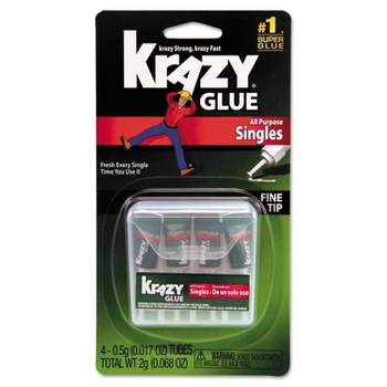 Krazy Glue Home and Office Brush-On Glue, 0.18 oz (Pack of 6)