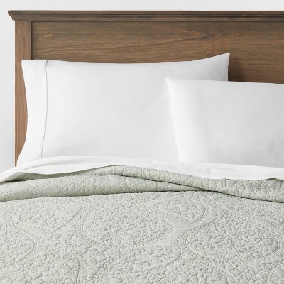 Garment Washed Paisley Stitch Quilt - Threshold™