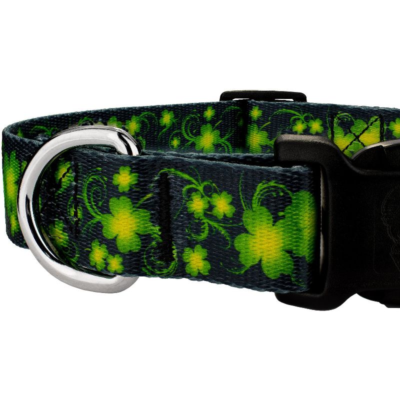 Country Brook Petz® Deluxe Clovers In The Wind Dog Collar - Made in The U.S.A., 5 of 6