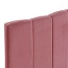 Modway Camilla Channel Tufted Performance Velvet King/California King Headboard in Dusty Rose - 3 of 4