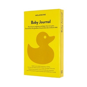 Moleskine Guided Journal 5.12"x8.25" Baby: Yellow Hard Cover, Undated, 400 Pages, Elastic Closure, Ribbon Marker - 1 of 4