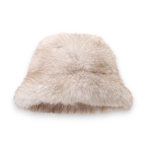 Anna-Kaci Women's Plush Furry Bucket Hat with Soft Cozy Lining - 1 of 4