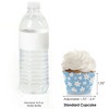 Big Dot of Happiness Blue Daisy Flowers - Floral Party Decorations - Party Cupcake Wrappers - Set of 12 - 3 of 4