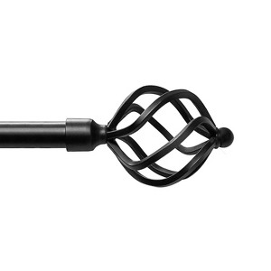 Chicology Curtain Rod Brigitte Black - 1 of 4