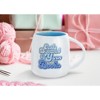 Pavilion Gift Company - Yarn & Books - 22 oz Mug - Drinkware - 4 of 4