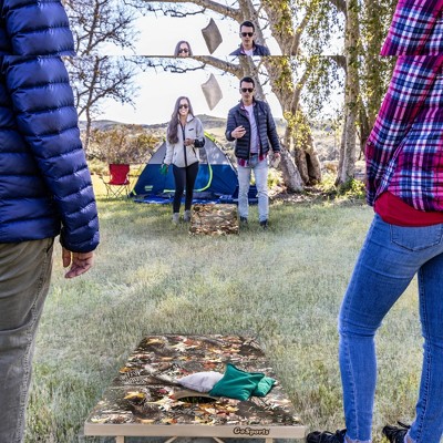 GoSports Woodland Camo All Weather Cornhole Game Set with Bean Bags
