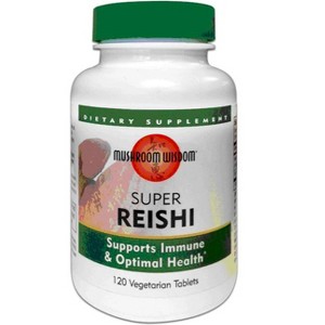 Mushroom Wisdom Super Reishi 120 Veg Tablets - 1 of 2