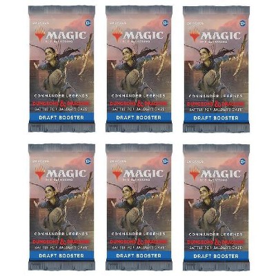 Magic the Gathering 6 Packs MTG Draft Booster Pack Lot MTG Commander Legends Battle for Baldurs Gate