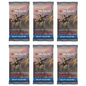 Magic the Gathering 6 Packs MTG Draft Booster Pack Lot MTG Commander Legends Battle for Baldurs Gate - 1 of 1