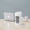 Lasko Desktop Air Purifier with 3-Stage Air Cleaning System, Portable House Fan, White - Home Bedroom and Living Room Humidifier and Odor Eliminator - 3 of 4