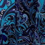 black layered paisley