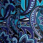 black layered paisley