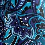 black layered paisley