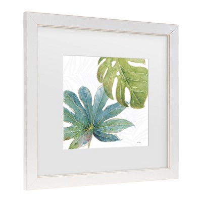 Trademark Fine Art -Lisa Audit 'Tropical Blush VII' Matted Framed Art