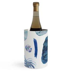 Ninola Design Blue Minimal Strokes Abstract Wine Chiller - Deny Designs - 1 of 2